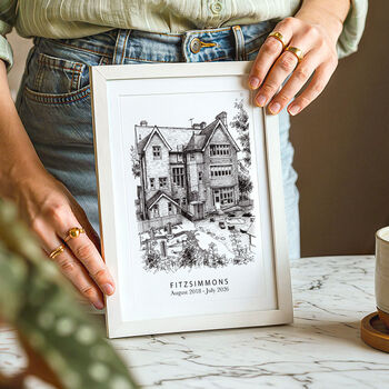 Personalised Pencil Sketch From Your Photo, 6 of 12