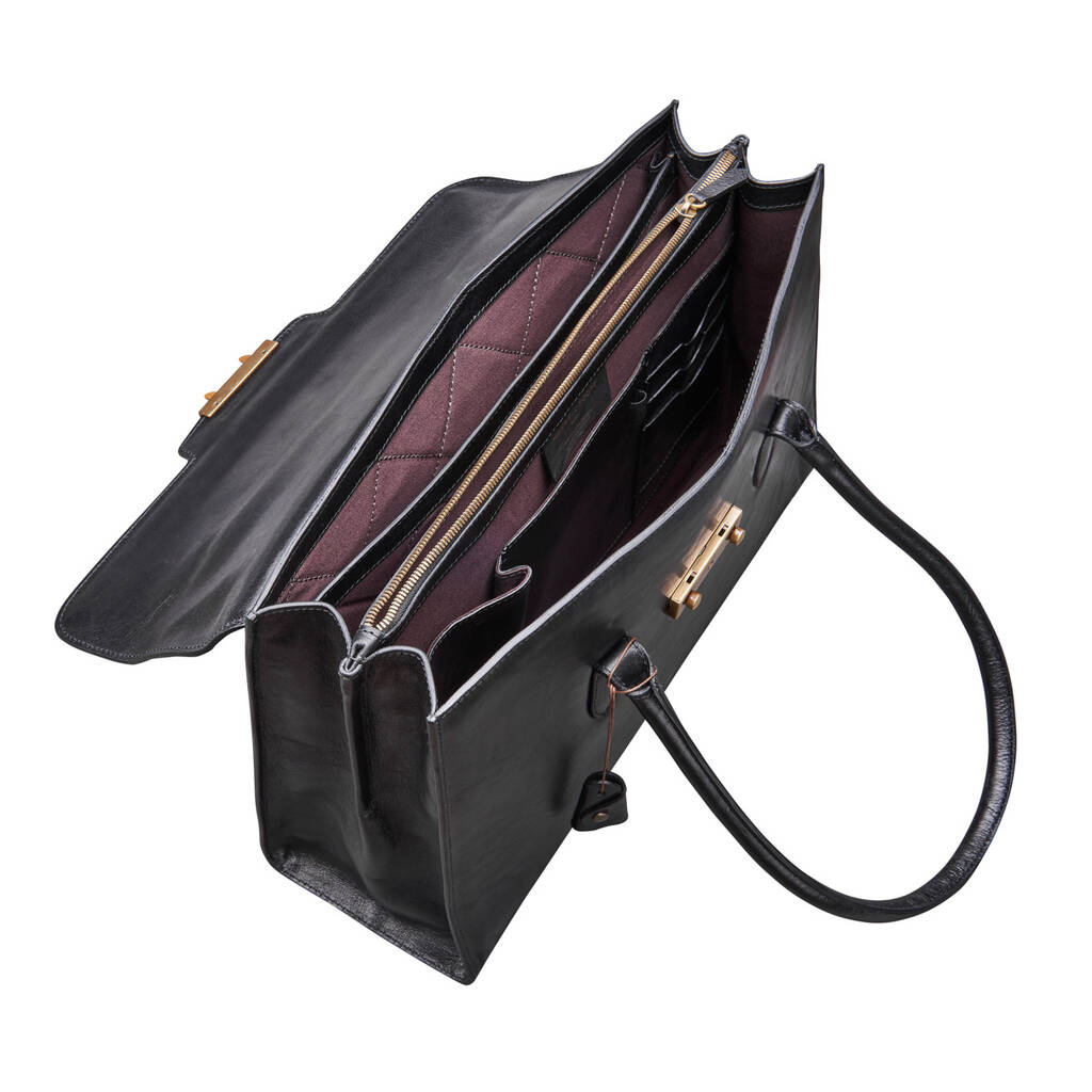 Personalised Large Women's Laptop Handbag 'Fabia' By Maxwell Scott Bags ...