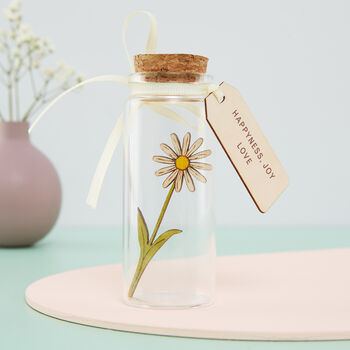 Miniature Flower Message Bottle Keepsake Gift, 8 of 12
