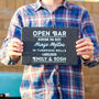 Personalised 'Open Bar' Slate Sign, thumbnail 2 of 3