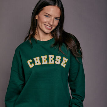 Personalised Varsity Slogan Christmas Sweatshirt, 3 of 9
