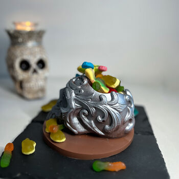 Silver Enigma: Halloween Chocolate Skull, 5 of 6
