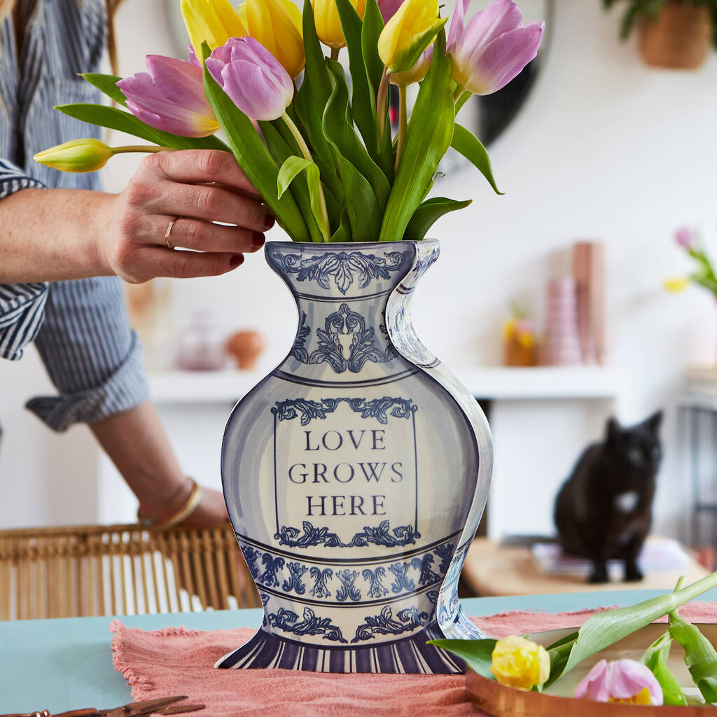Personalised Flat Vase