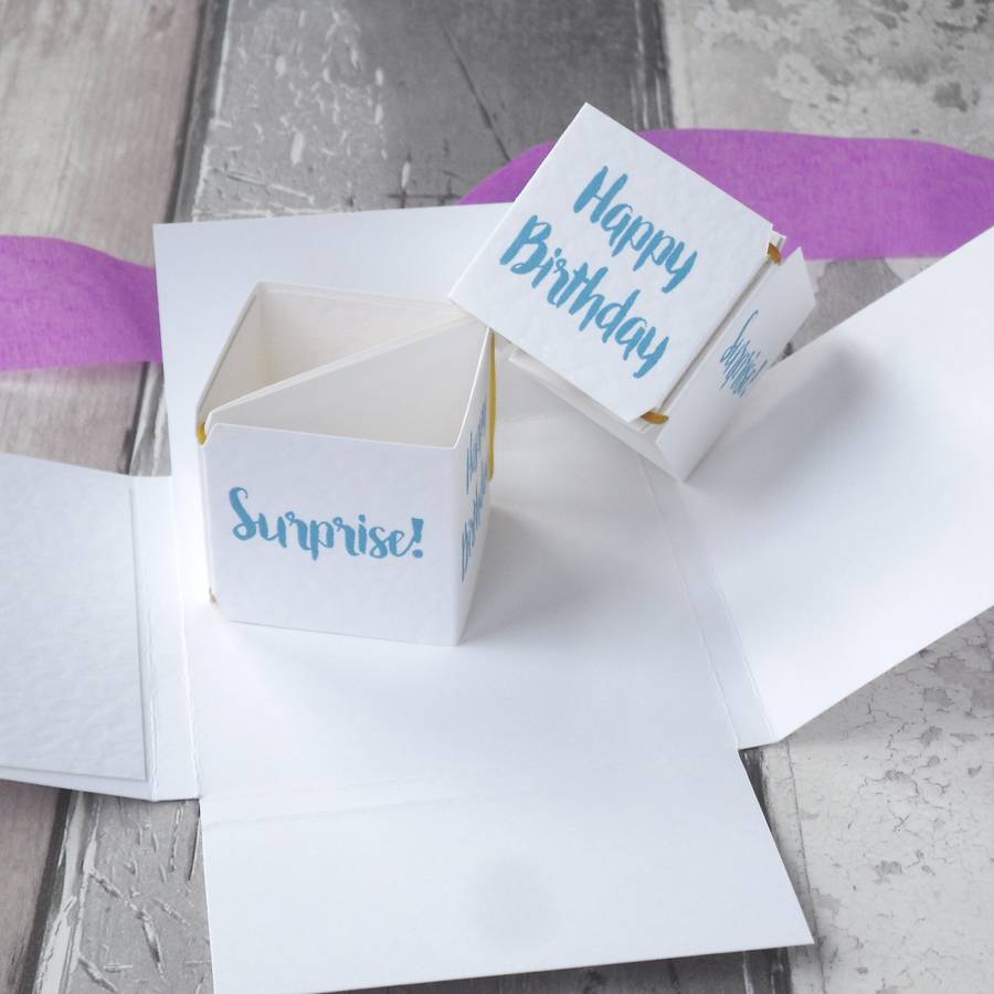 Personalised Pop Up Birthday Fun Birthday Card By Southside Pinatas