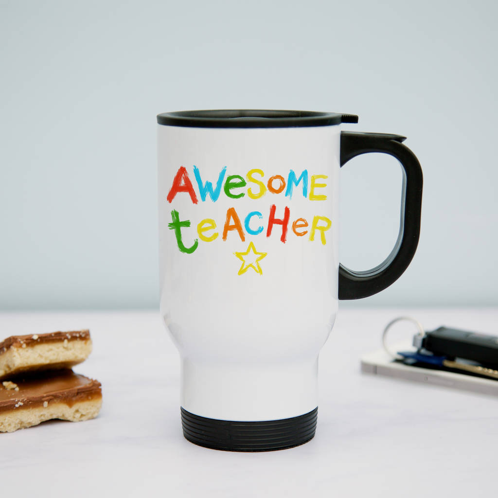 Awesome Teacher Personalised Mug By So Close