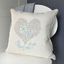 Personalised Love Typographic Cushion, thumbnail 3 of 5