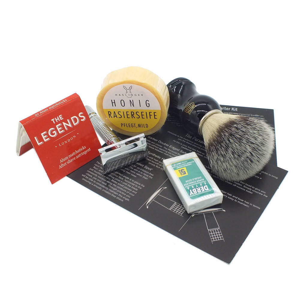 Traditional Barber's Shaving Starter Kit By The Personal Barber
