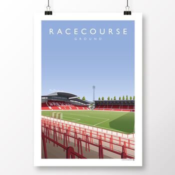 Wrexham Racecourse Ground Poster, 2 of 8