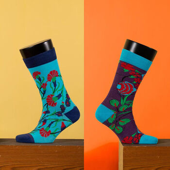 Cotton Socks Turkish Floral Design Collection, 2 of 5