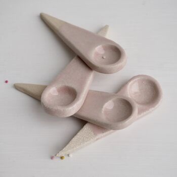 Handmade Small Blush Pink Pottery Salt Or Spice Spoon, 7 of 7
