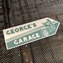 Vintage Style Motorcycle Garage Sign, thumbnail 5 of 5