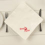 Personalised Napkins For Christmas, thumbnail 2 of 2