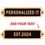 Custom Garage Plaque Metal Sign For Wall, thumbnail 7 of 7