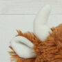 Scottish Highland Brown Cow Mummy And Baby Set, thumbnail 8 of 9