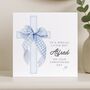 Personalised Christening Card For Godson Baby Boy, thumbnail 7 of 8