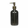 Smoke Grey Glass Bottle With Brass Pump Various Sizes, thumbnail 2 of 4