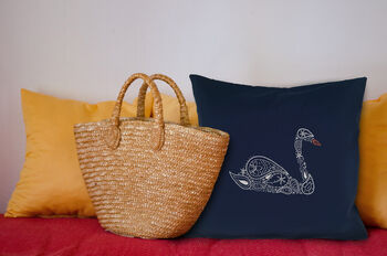 Swan Cushion Beginners Embroidery Kit, 2 of 4