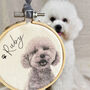 Personalised Pet Portrait Hanging Decoration, thumbnail 3 of 4