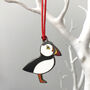 Puffin Christmas Tree Decoration, thumbnail 2 of 5