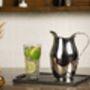 Silver Hammered Copper Pitcher Bedside Jug, 1500 Ml, thumbnail 8 of 8