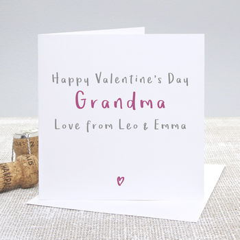 Happy Valentine's Day Grandad Personalised Card, 2 of 5