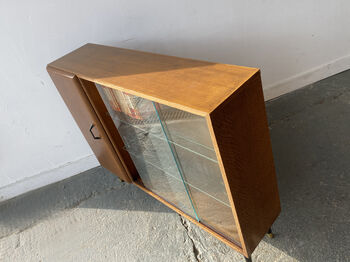 Mid Century Bookcase With Glass Doors By Turnidge, 7 of 12