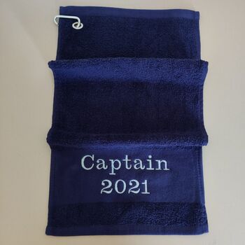 Personalised Premium Golf Towel Gift, 7 of 9