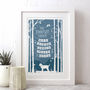 Personalised Family Print With Any Dog Breed, thumbnail 1 of 5