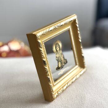Mini Hindu God Frame– Home Temple Gift– Spiritual Decor, 8 of 12