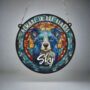 Border Collie Memorial Suncatcher, thumbnail 4 of 6