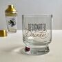 'Designated Drinker' Lowball Glass, thumbnail 1 of 2