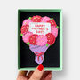 Happy Mother's Day Floral Bouquet Letterbox Iced Cookie, thumbnail 1 of 12