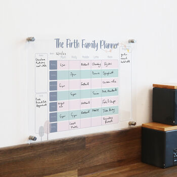 Personalised Wall Family Planner, 3 of 10