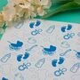 Blue Baby Scene A4 Tiled Icing Sheet, thumbnail 4 of 5