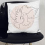 Personalised Matisse Inspired Wedding Cushion, thumbnail 2 of 4