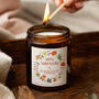 Thanksgiving Gift For Friends Personalised Candle, thumbnail 1 of 11