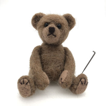 Needle Felting Kit Teddy Bear, 6 of 12