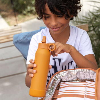 Personalised School Water Bottle With Round Carry Handle 350ml, 2 of 9