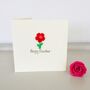 Happy Easter Floral Card ~ Handmade, thumbnail 2 of 4
