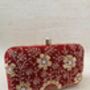 Indian Red Rectangular Clutch Bag, thumbnail 4 of 10