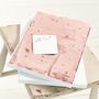 Rose Gold Metallic Printed Star Summer Scarves, thumbnail 2 of 12