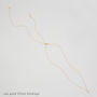 Pearl Back Drop Necklace Lariat For Wedding, thumbnail 4 of 12
