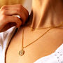 Personalised Simple Initial Gold Plated Necklace, thumbnail 5 of 12
