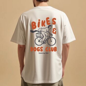 Personalised Bikes And Dogs Club Graphic T Shirt, 4 of 8