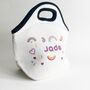 Personalised Rainbow Themed Lunch Bag, thumbnail 3 of 8