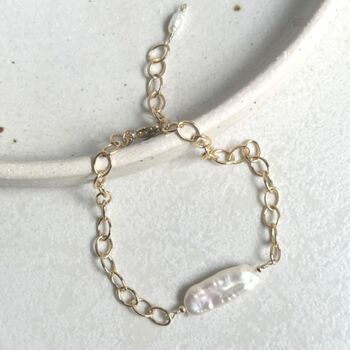 Biwa Pearl Bracelet, 2 of 3