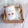 Personalised Merry Christmas Couple Scented Candle Vegan Gift Set, thumbnail 1 of 5