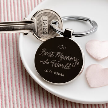 Personalised Best Mummy In The World Keyring, 2 of 4