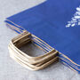 Large Blue Christmas Gift Bags Set Of Six With Trees, thumbnail 3 of 4