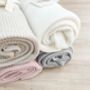 Bamboo Knit Swaddle Blanket For Baby, thumbnail 5 of 5